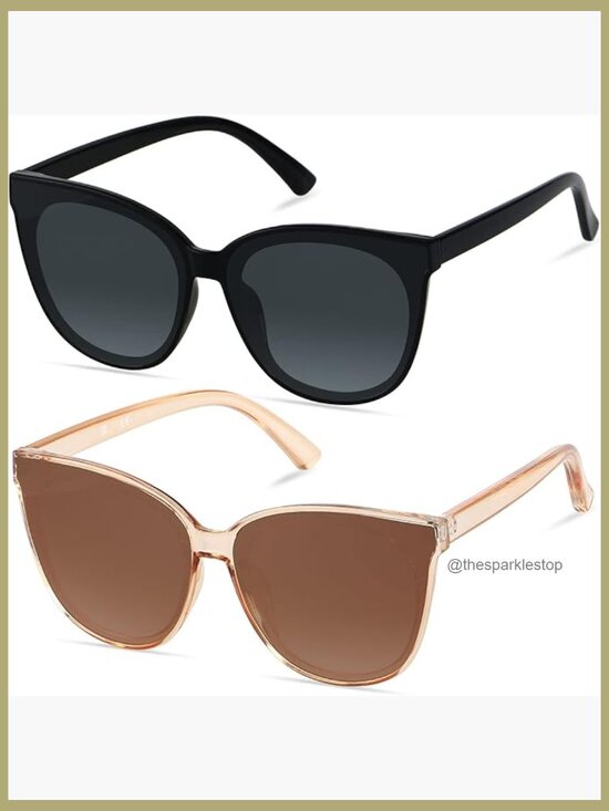 Oversized Cat Eye Sunglasses with Polarized Lens UV Protection main image 6
